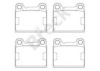 BRECK 20755 00 704 00 Brake Pad Set, disc brake